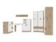 Ensemble de meubles Tolfere 106 (Chêne clair + Blanc)