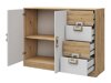 Meubelset Tolfere 107 (Licht eiken + Wit)