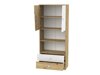 Meubelset Almira 114 (Artisan eiken + Wit + Grijs)