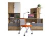 Meubelset Almira 115 (Artisan eiken + Wit + Grijs)