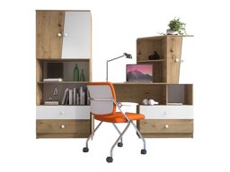 Meubelset Almira 115 (Artisan eiken + Wit)