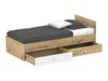 Set de mobilier Almira 114 (Stejar artizan + Alb + Gri)