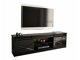 TV-bord Charlotte 156 (Sort + Blank sort)