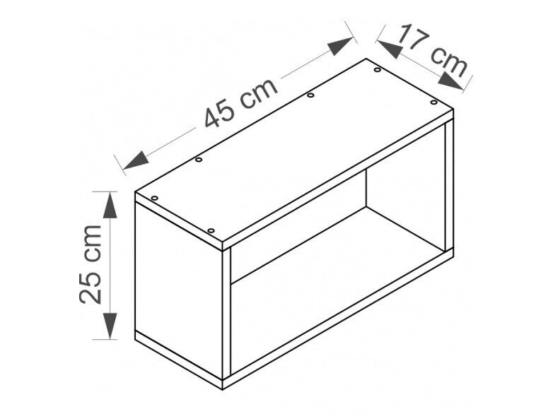 Wandplank Cirdora 110 (Riviera eiken)
