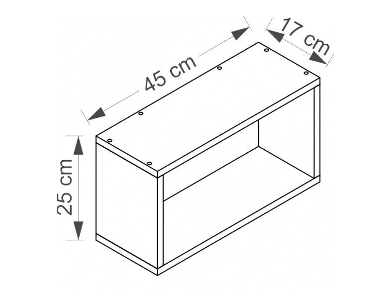 Wandplank Cirdora 110 (Sonoma eik)