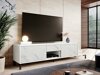 TV galds Charlotte 157 (Balts + Balts marmors)