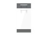 Modulaire kast met lade en deuren Mode White 113