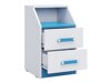 Ladeblok Sorviru 102 (Wit + Turquoise)