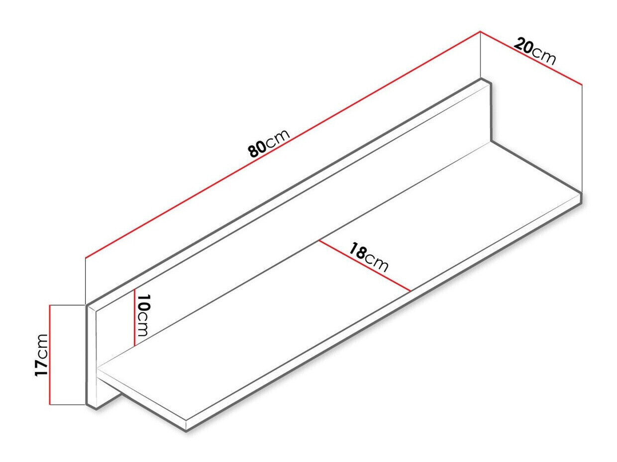 Wandplank Almira 111