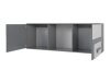 Wandplank Aviseve 104 (Antraciet + Wit)