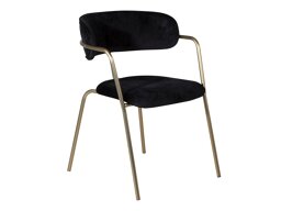 Stoel Dallas 108 (Zwart + Messing)