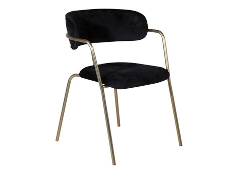 Stoel Dallas 108 (Zwart + Messing)