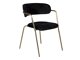 Stoel Dallas 108 (Zwart + Messing)