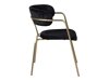 Stoel Dallas 108 (Zwart + Messing)