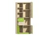 Boekenkast Ophmora 106 (Eiken + Wit)