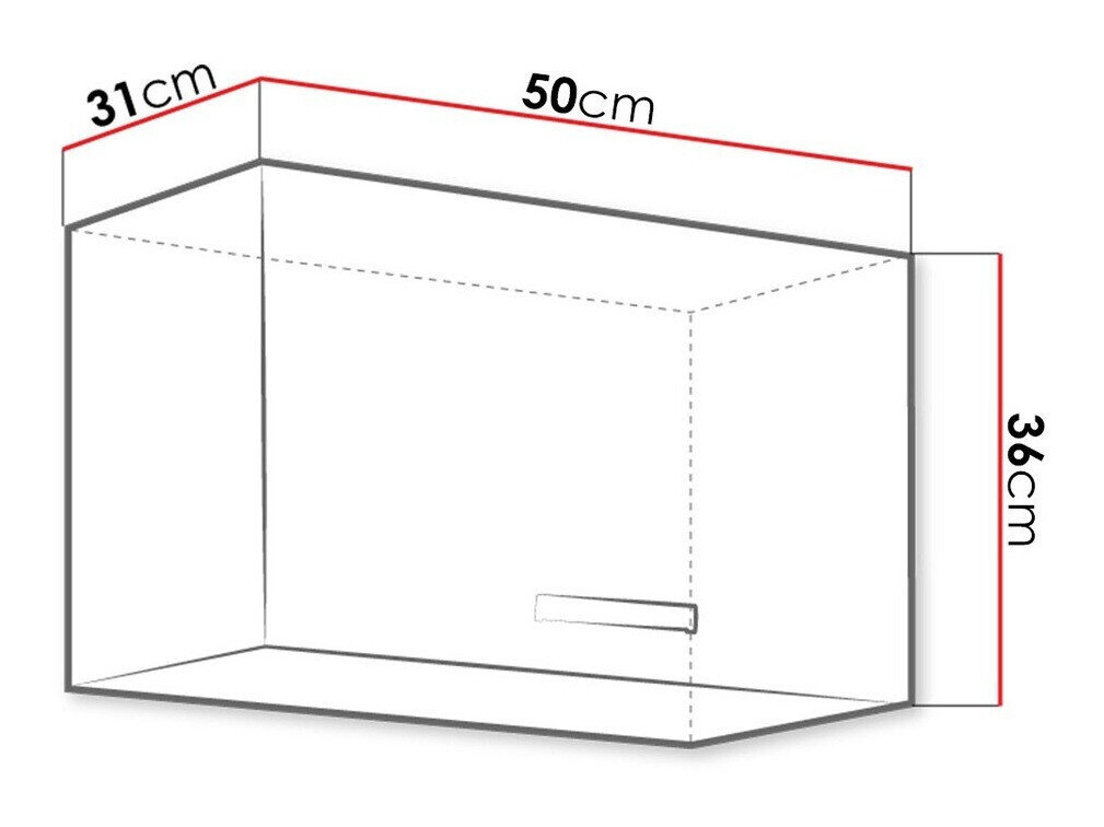 Modulvægskab Multi Grey 120