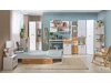 Bed Ophmora 112 (Eiken + Wit)