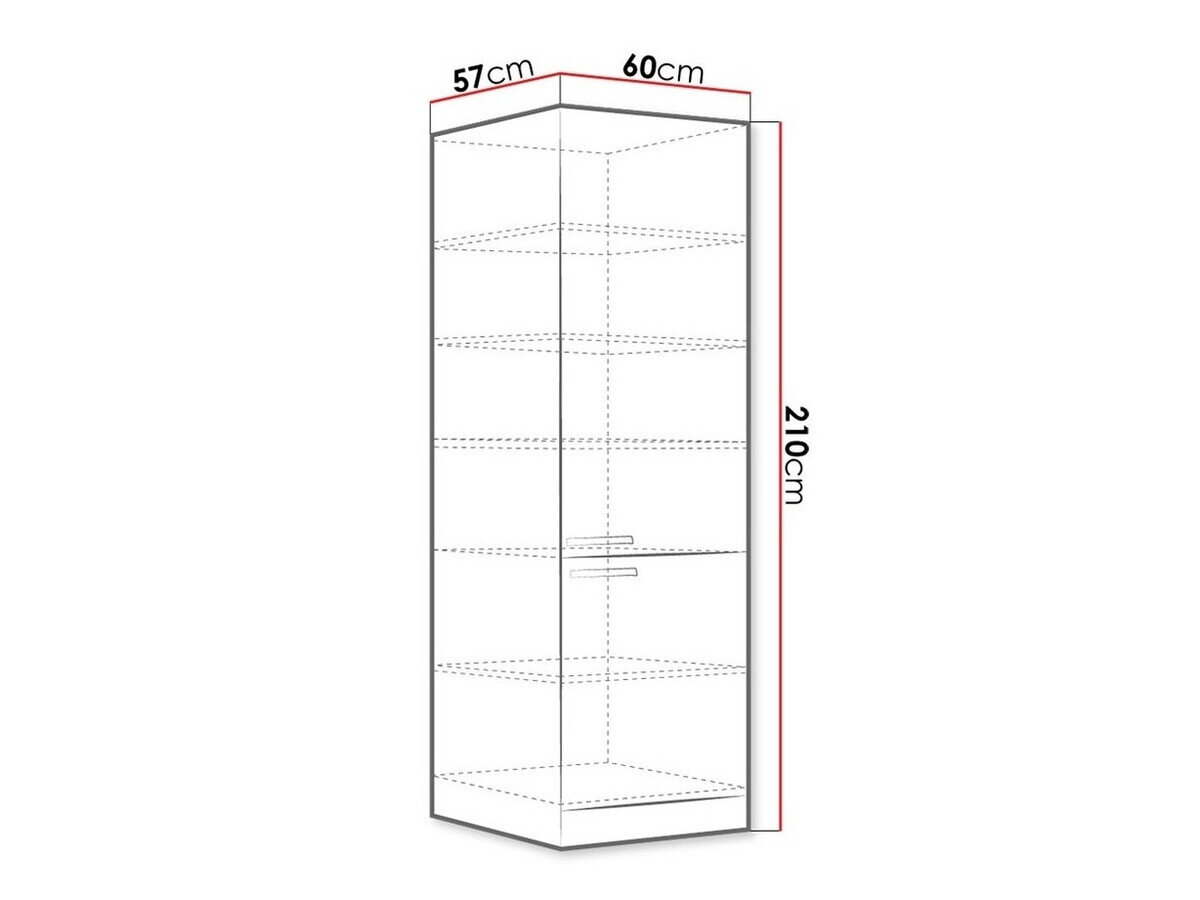 Modulaire kast met deuren Multi Grey 115