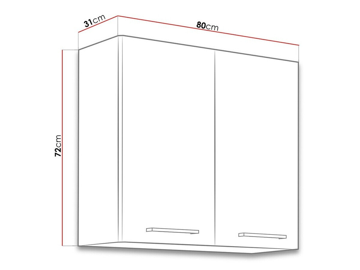 Modulaire wandkast Wood Grey 121