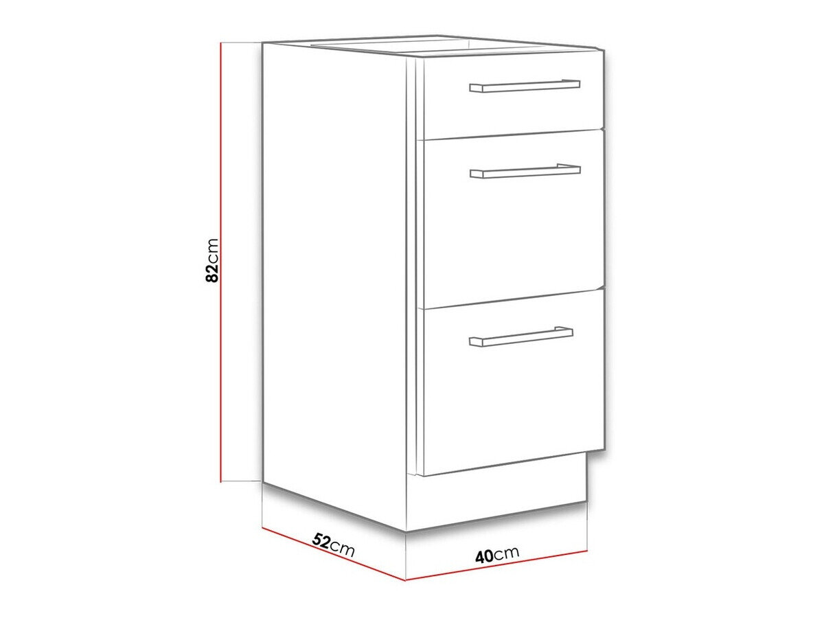 Sahtlitega moodulkapp Wood Grey 132