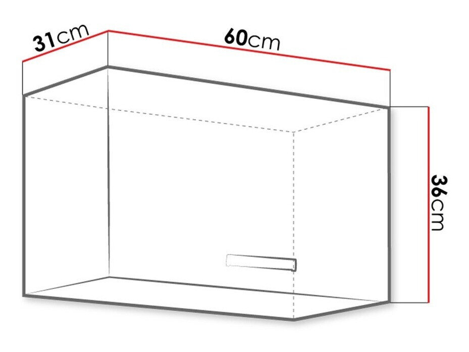Dulap de perete modular Multi White 113