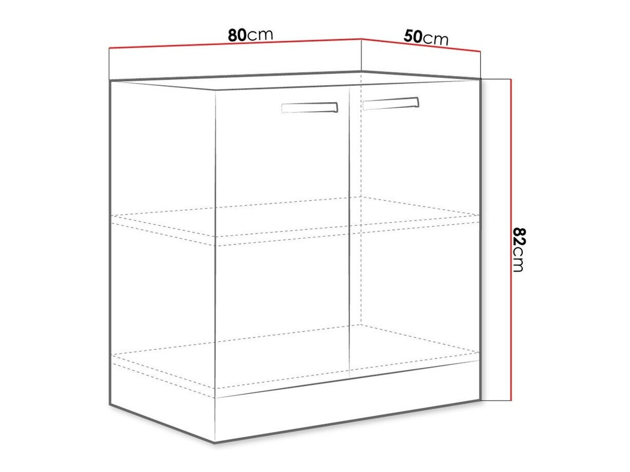 Modularni ormarić s vratima Multi White 112
