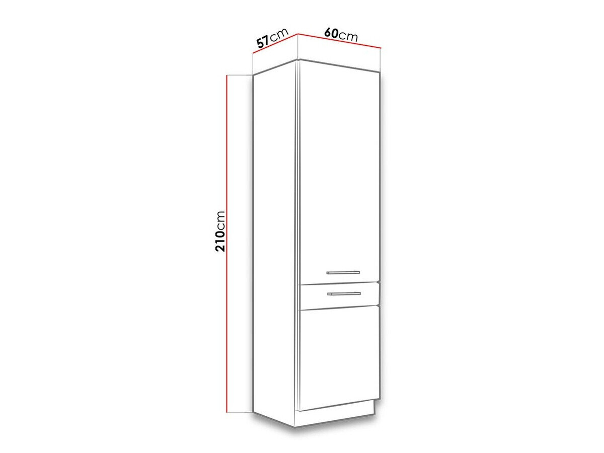 Modulskab med låger Wood Grey 114