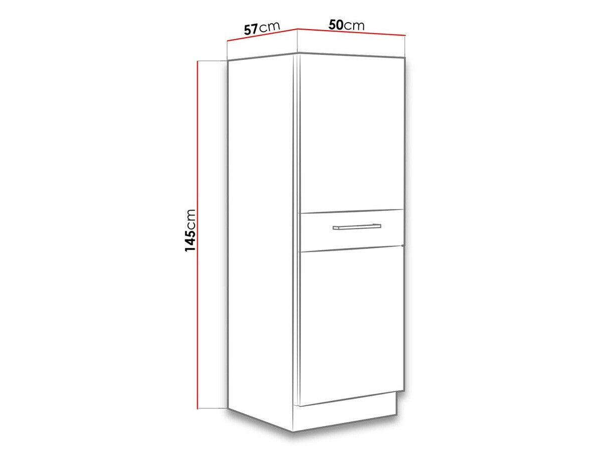 Sahtli ja ustega moodulkapp Wood Grey 100