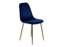 Stoel Dallas 252 (Blauw + Messing)
