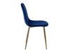 Stoel Dallas 252 (Blauw + Messing)