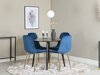 Stoel Dallas 252 (Blauw + Messing)