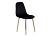 Stoel Dallas 252 (Zwart + Messing)