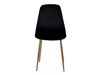 Stoel Dallas 252 (Zwart + Messing)