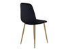 Stoel Dallas 252 (Zwart + Messing)