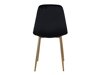 Stoel Dallas 252 (Zwart + Messing)