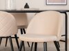 Stoel Dallas 2640 (Crème + Zwart)