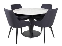 Eetkamerset Dallas 1300 (Zwart)