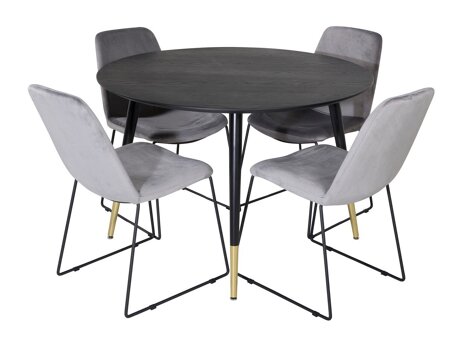 Essgruppe Dallas 1189 (Grau + Schwarz)