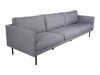 Gestoffeerde meubelset Fercame 105 (Zwart + Grijs)