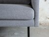 Gestoffeerde meubelset Fercame 105 (Zwart + Grijs)