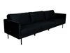 Set mobilier tapițat Fercame 105 (Negru)