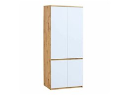 Kledingkast Evaropha 100 (Wotan eik + Wit)