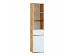 Boekenkast Evaropha 102 (Wotan eik + Wit)