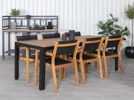 Tafel en stoelen set Dallas 2940