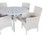 Lauko fotelis Dallas 739 (Balta + Pilka)