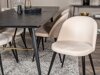 Eetkamerset Dallas 1449 (Beige + Zwart)
