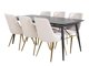 Eetkamerset Dallas 1453 (Beige + gouden)