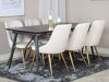 Eetkamerset Dallas 1453 (Beige + gouden)