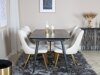 Eetkamerset Dallas 1453 (Beige + gouden)