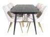 Eetkamerset Dallas 1453 (Beige + gouden)